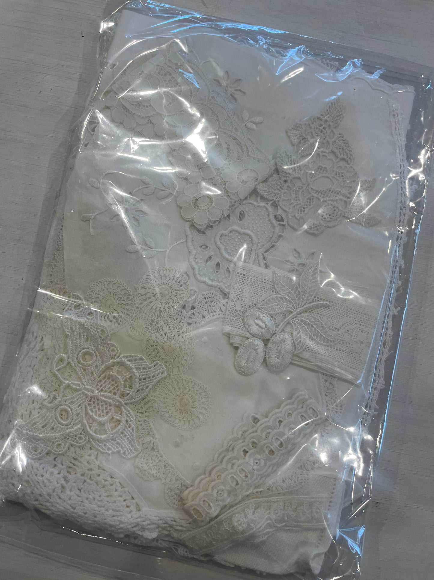 White vintage linen pack #5