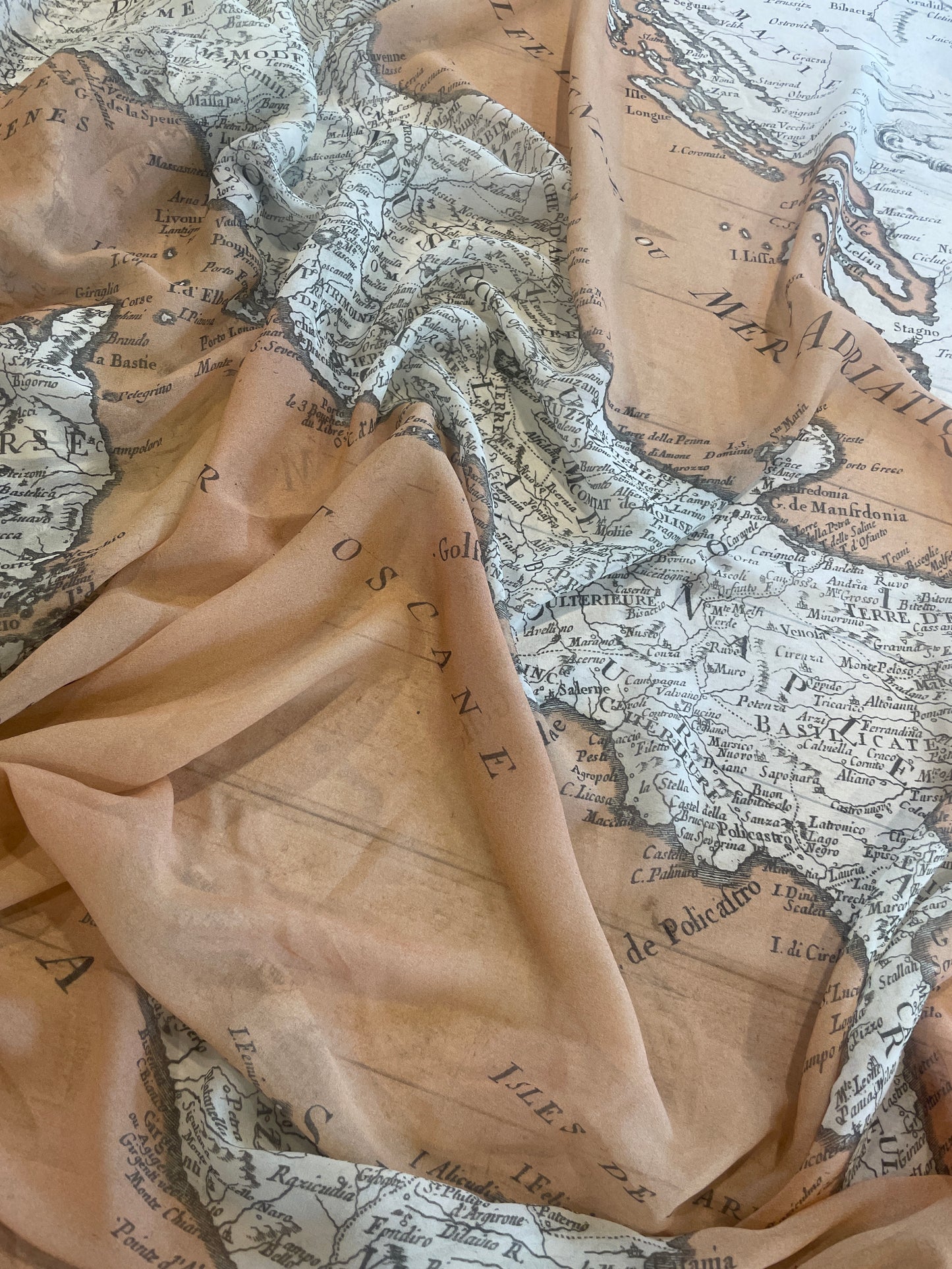 Mer Adriatique silk chiffon