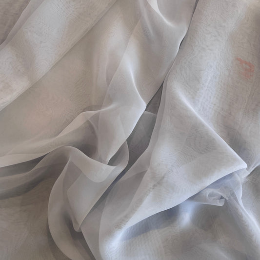4.7m dusty blue chiffon