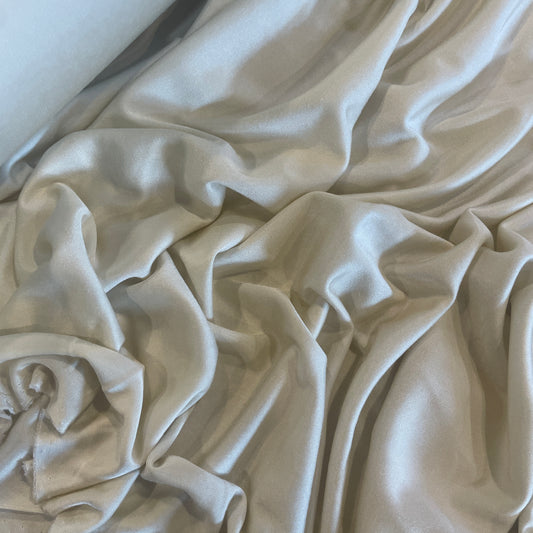 Buttercream slinky viscose jersey