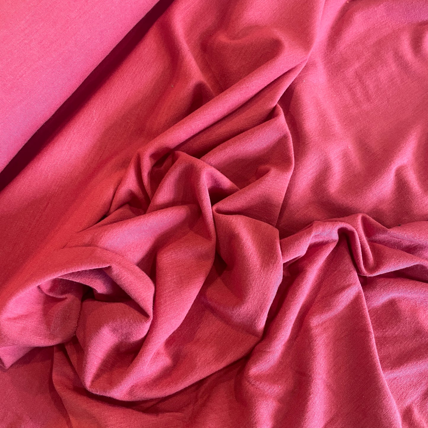 Raspberry viscose knit