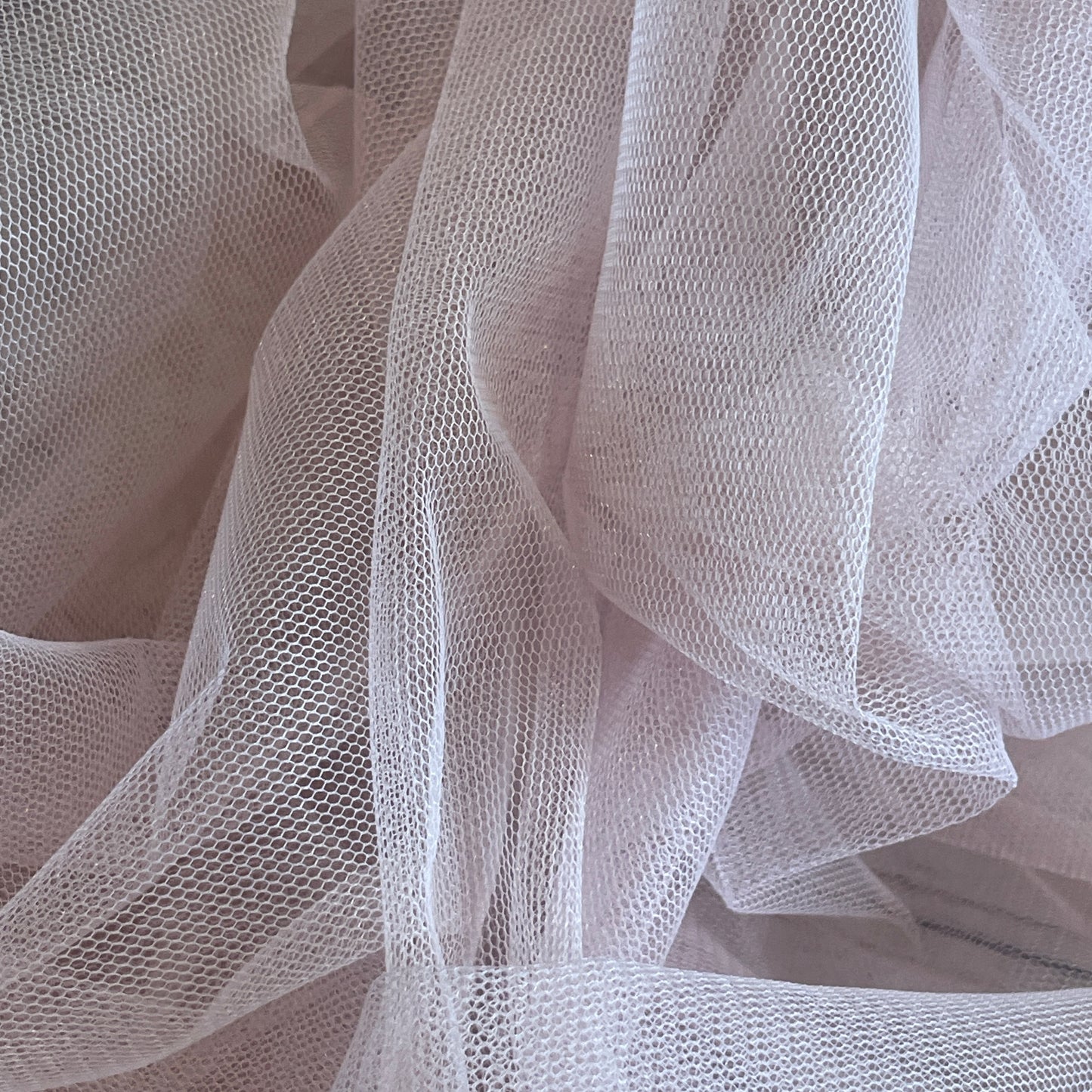 Dusty pink fine tulle