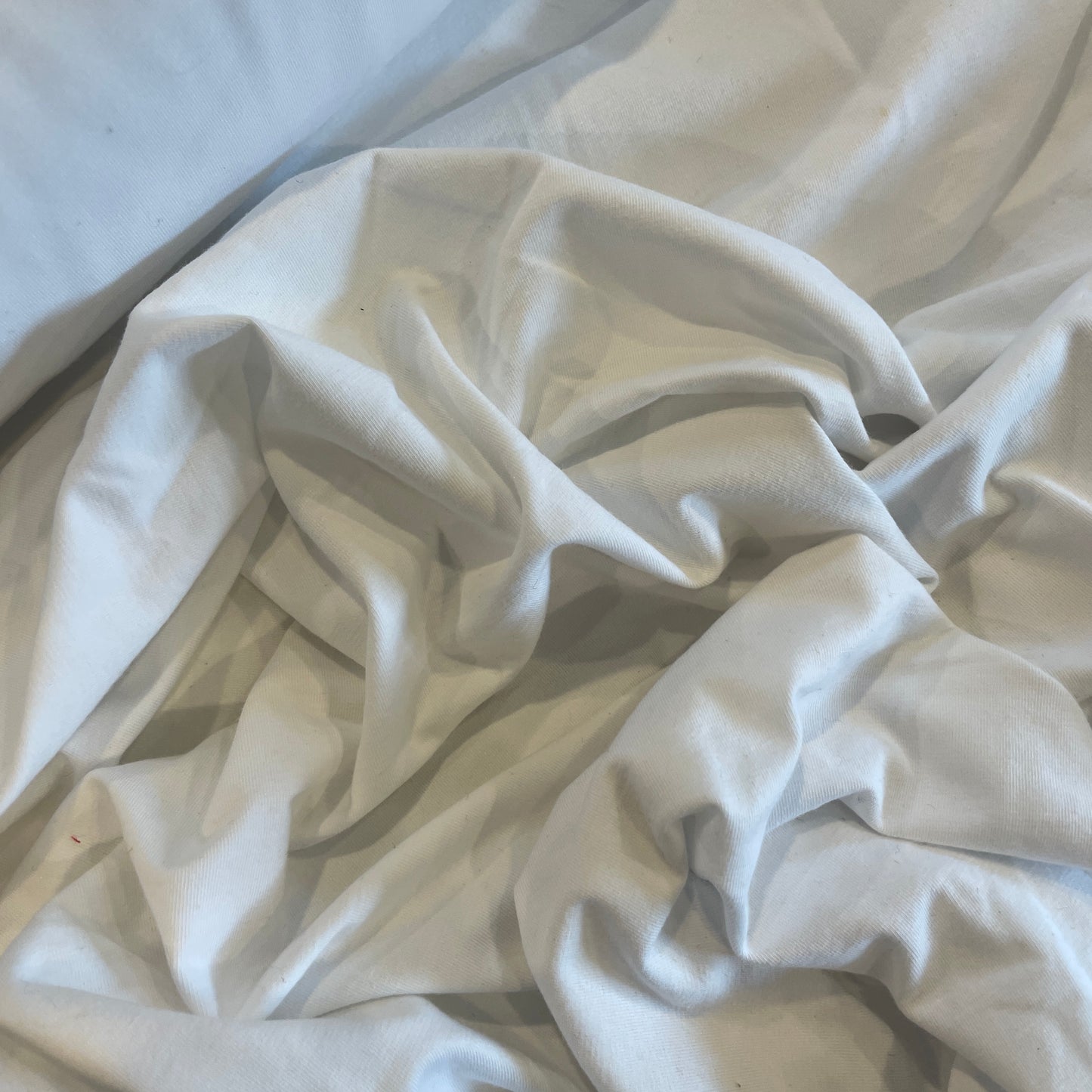 White cotton lycra