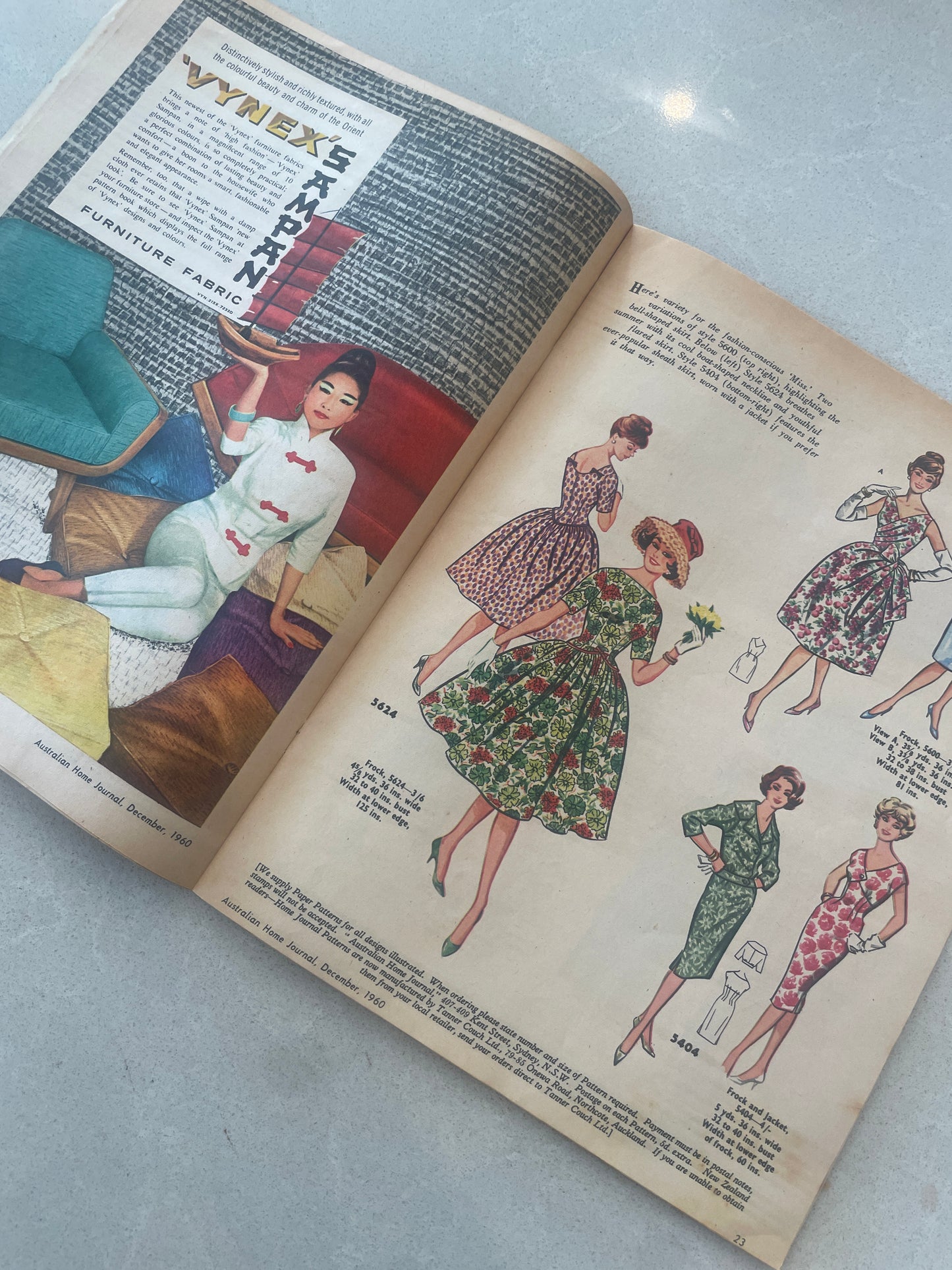 Vintage home journal 1960