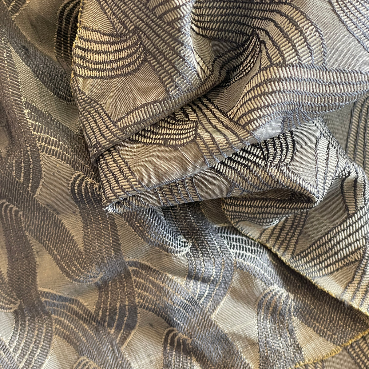 Arctic reversible silk dupion