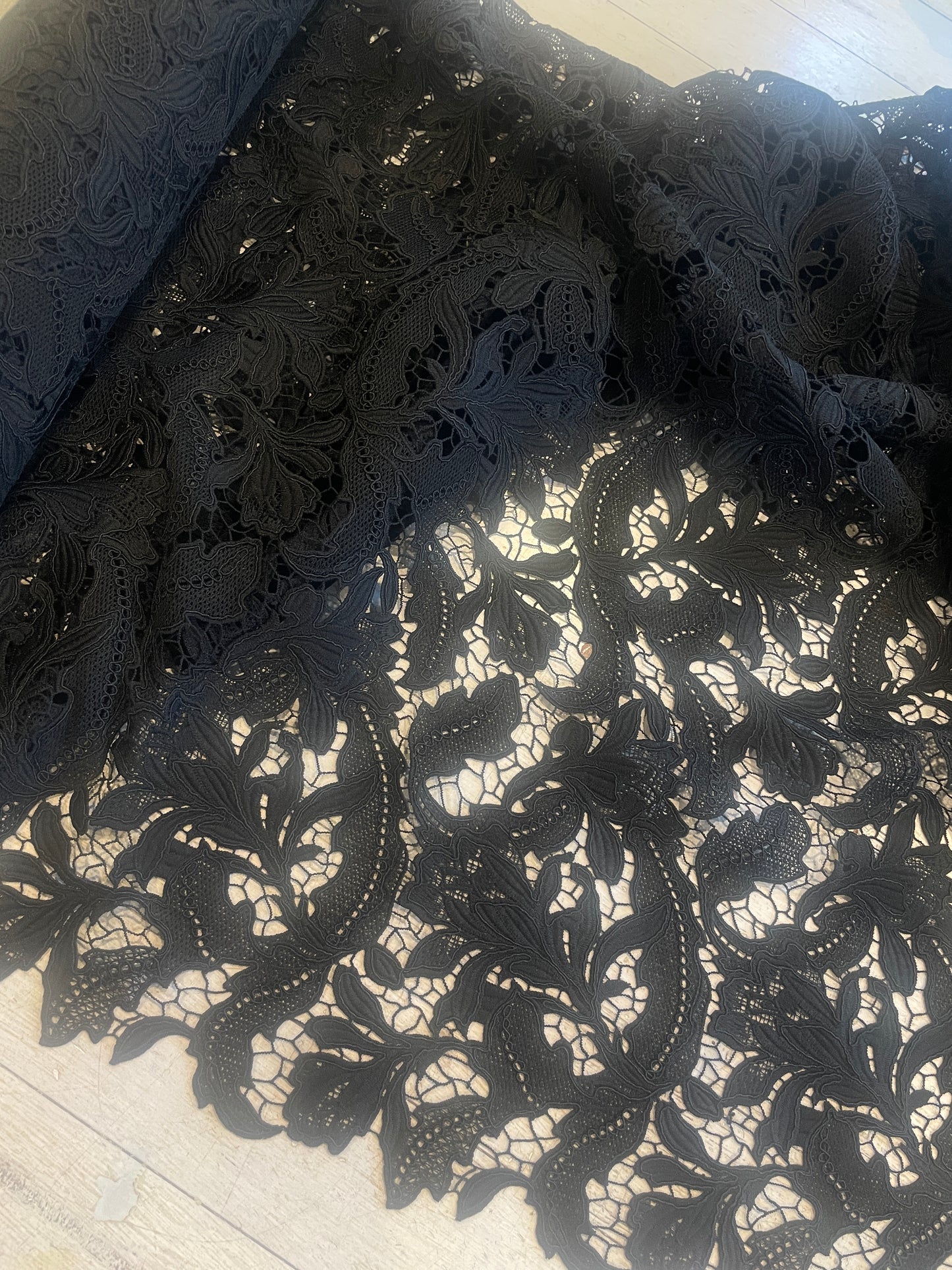 Layla black Corded Lace