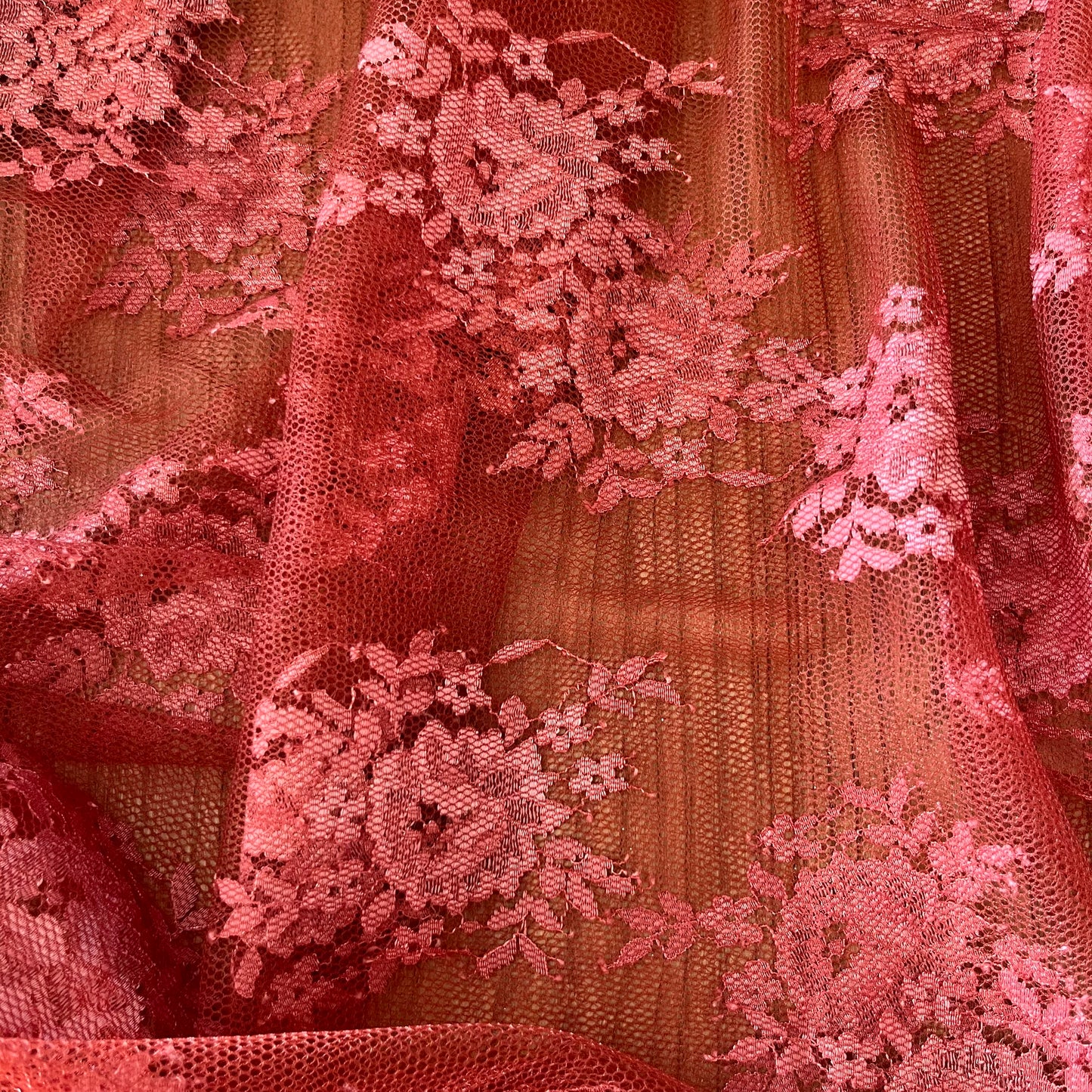 2.4m Sienna French lace Nylon cotton
