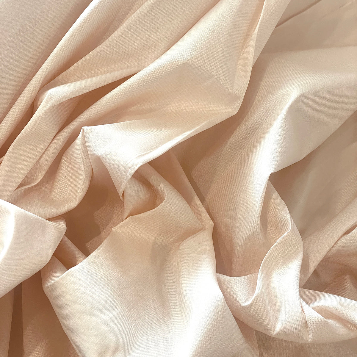 Blush pink silk dupion