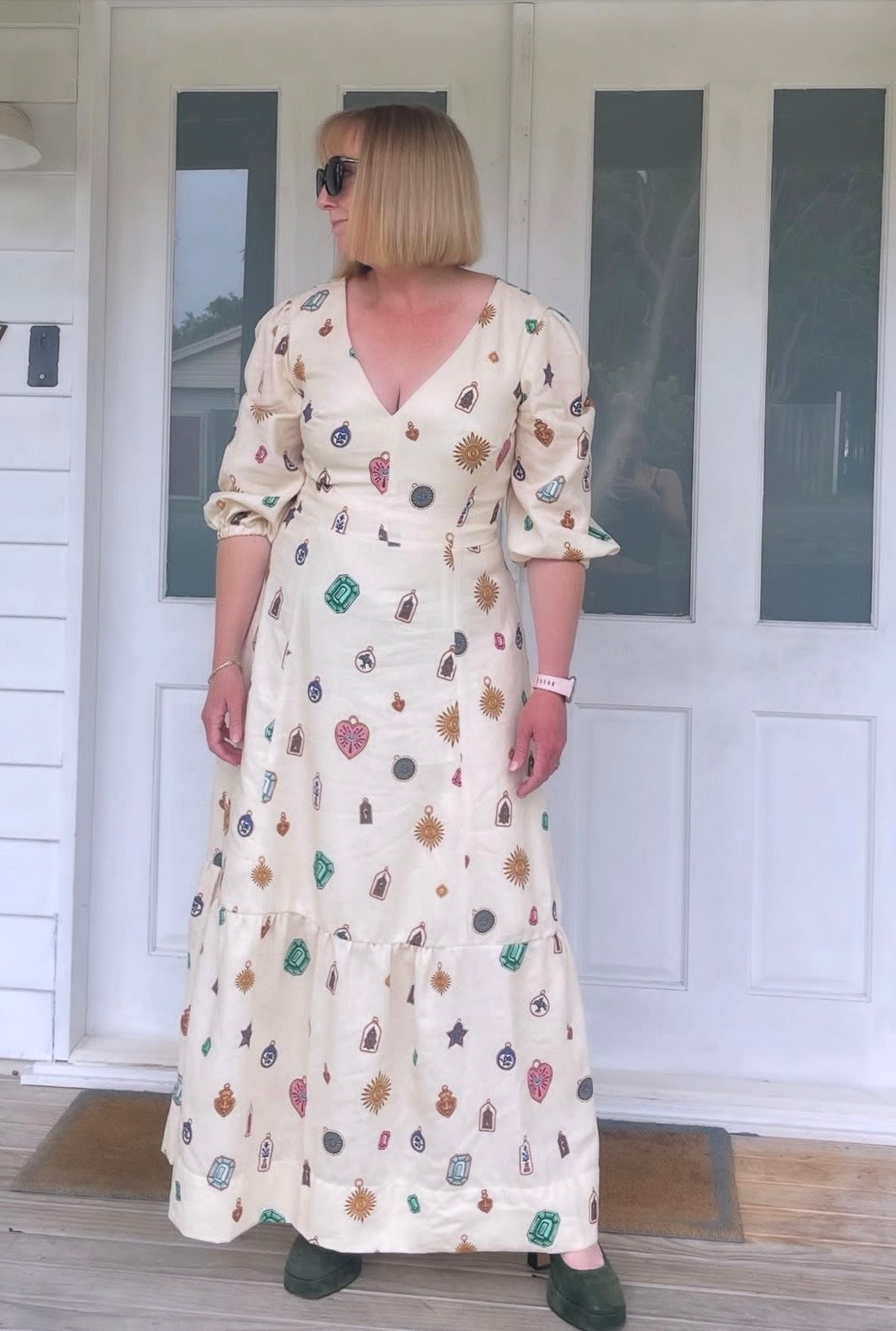 Jewel linen viscose MAKER SOCIETY EXCLUSIVE PRINT