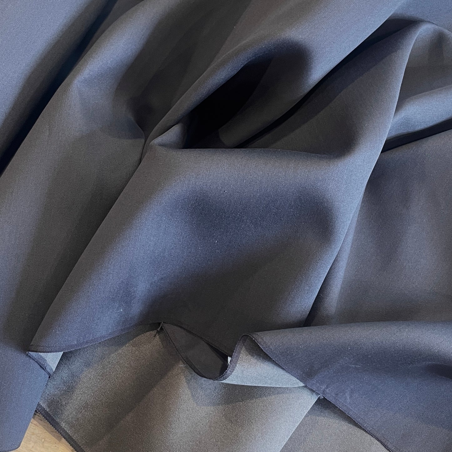 Alina airforce blue silk suiting