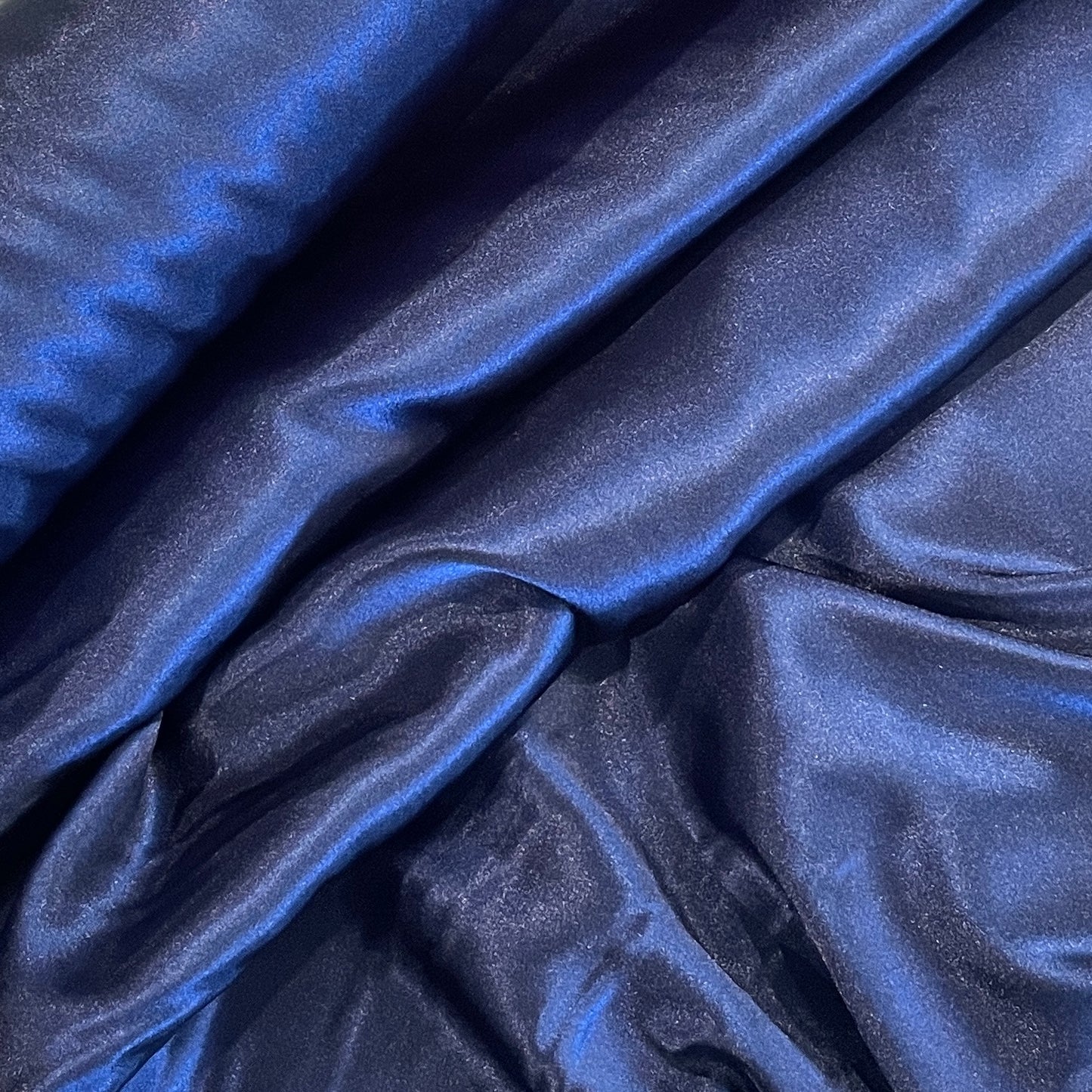 Navy satin