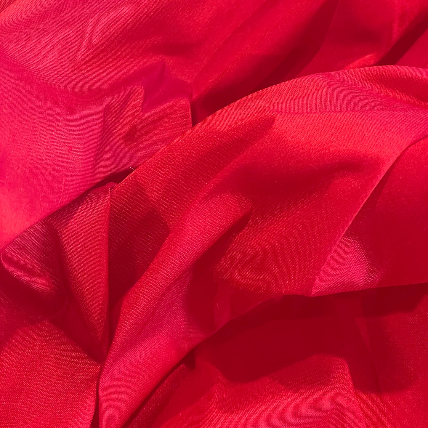 Red silk dupion