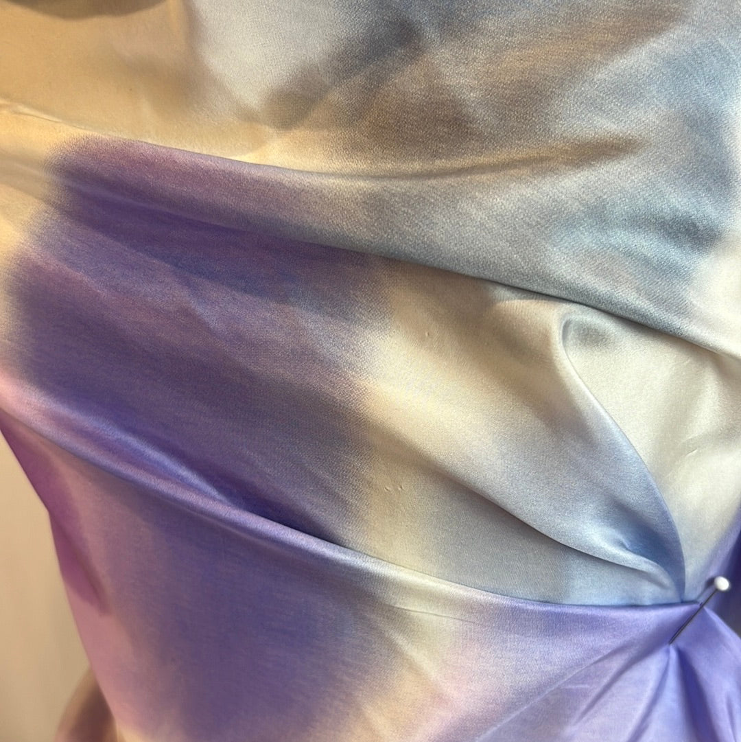 Cloud Haze Silk Crepe de Chine