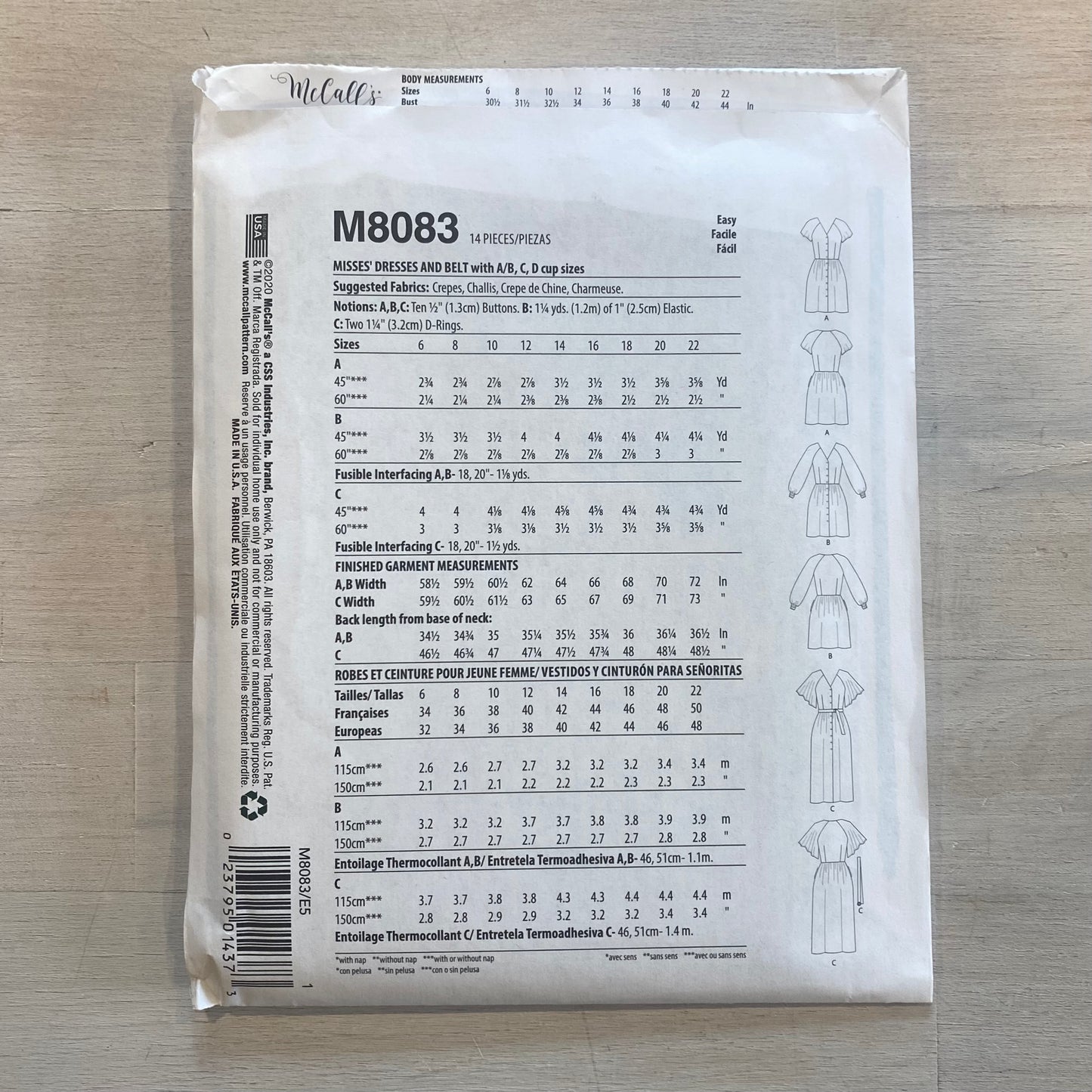 McCall's M8083