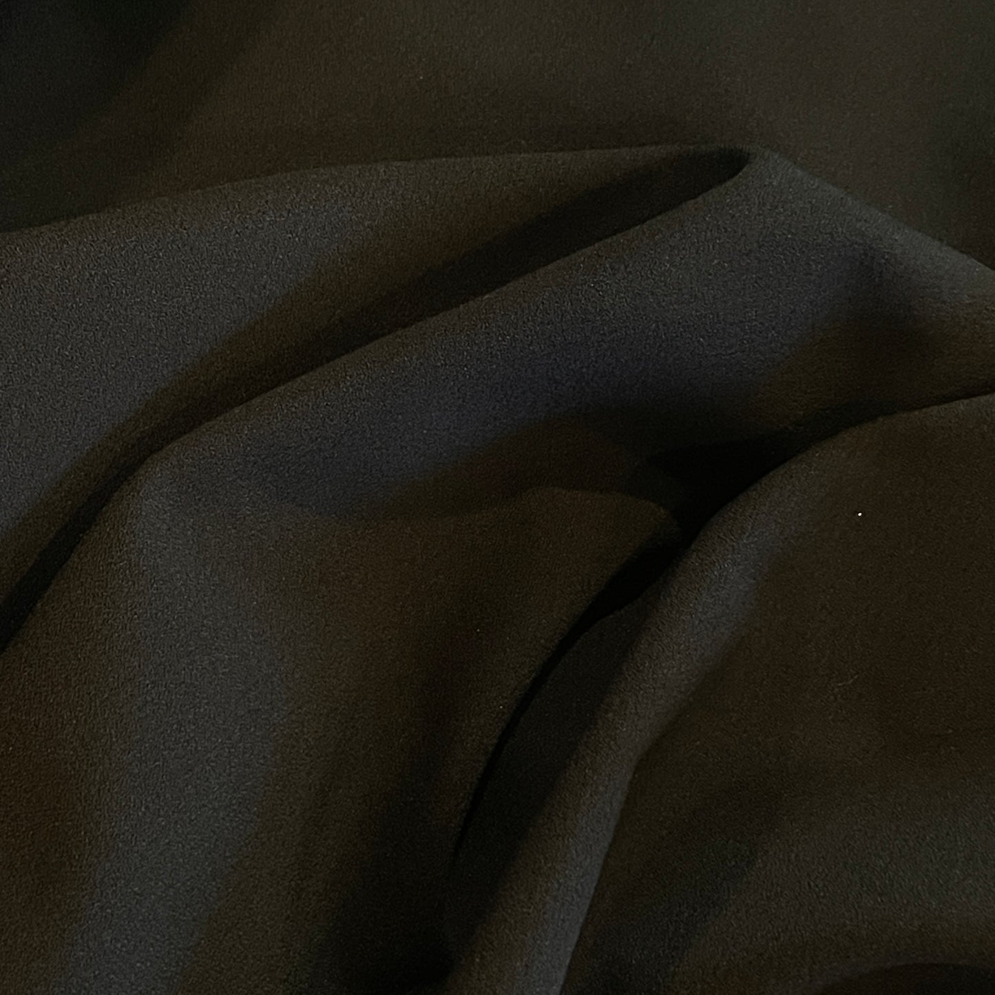 Nova black bonded crepe knit