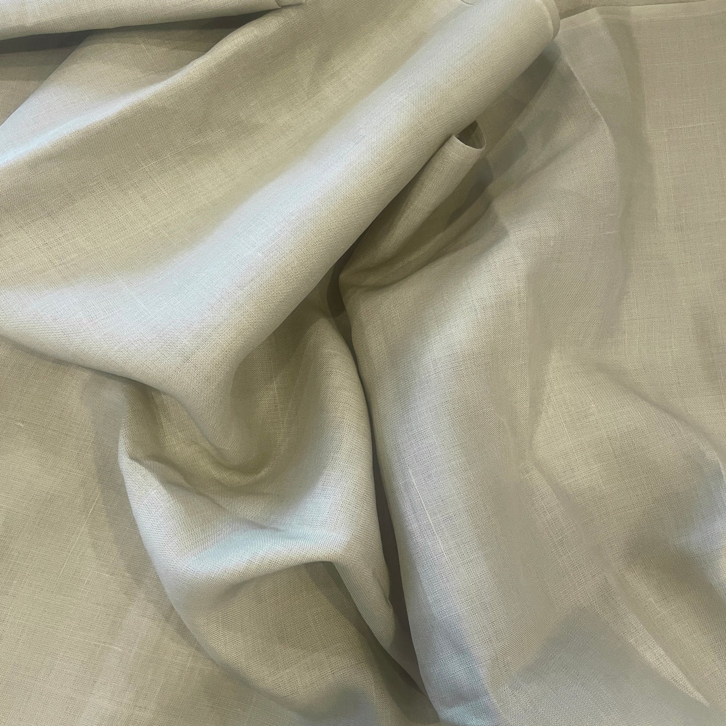 2m vintage sage lightweight linen