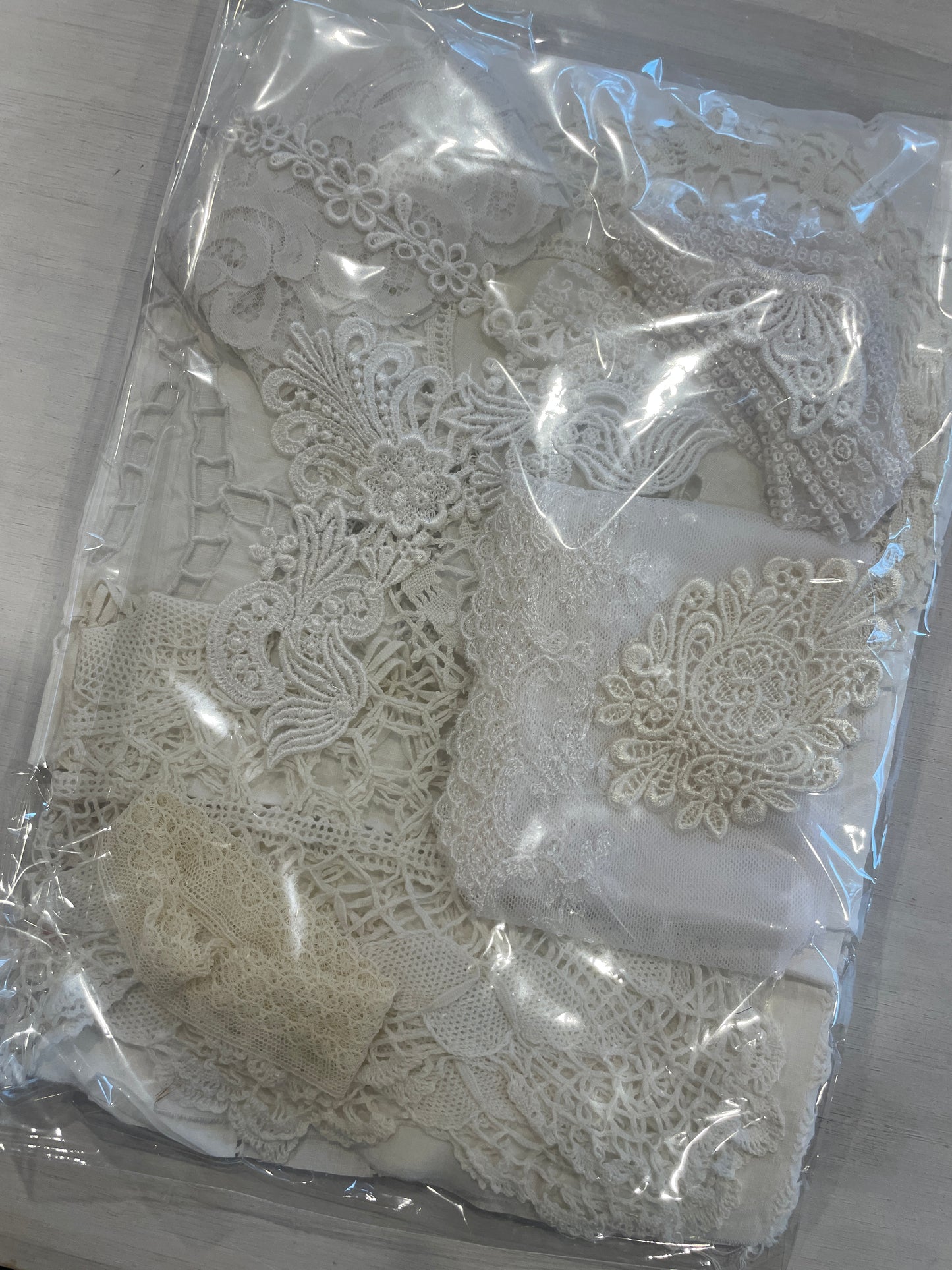 White vintage linen pack #4