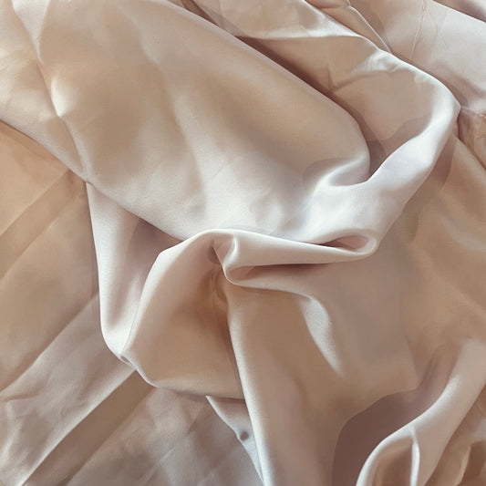 3m pale dusty pink lightweight satin