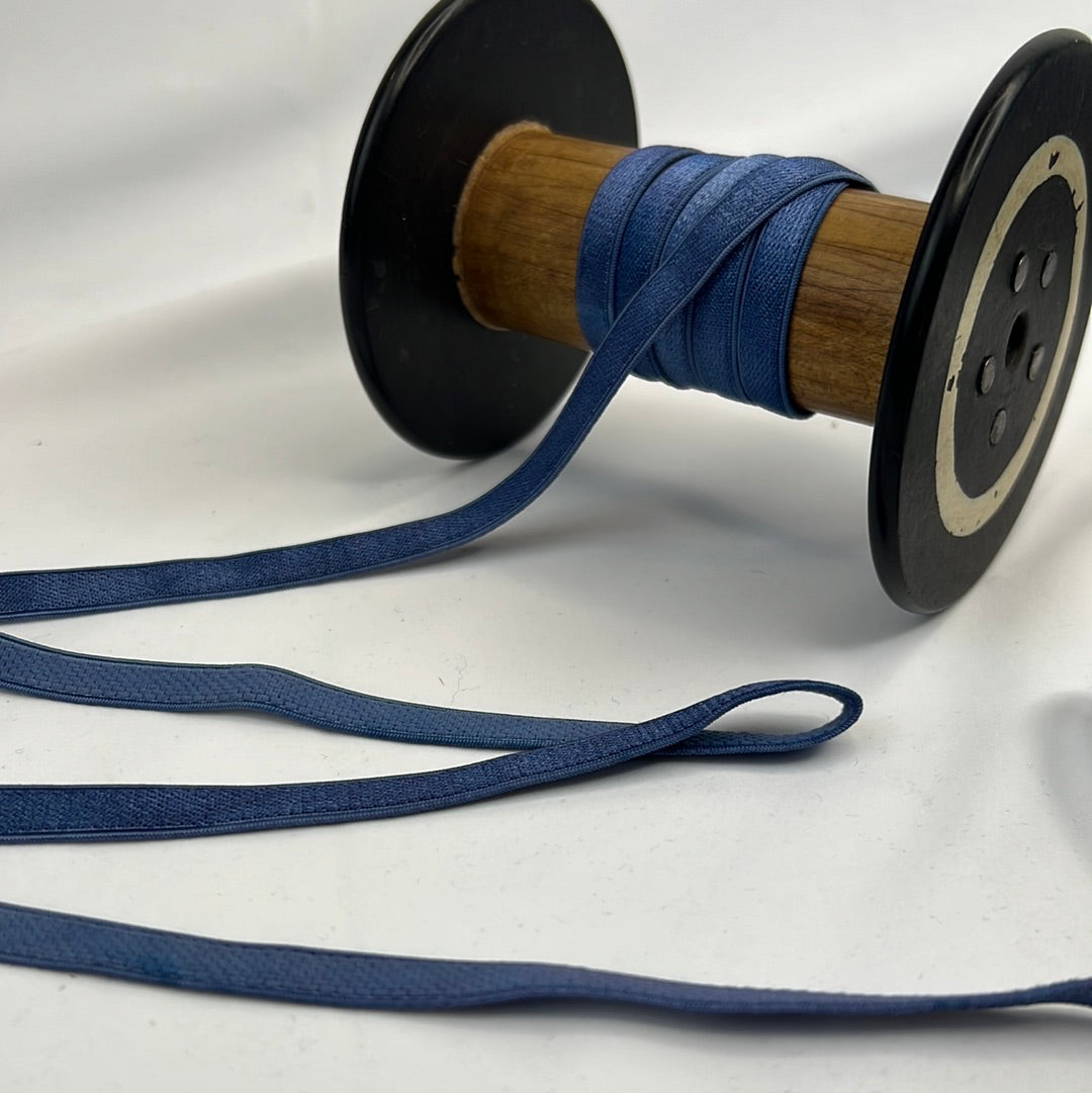 8mm dark wedgewood blue satin strapping