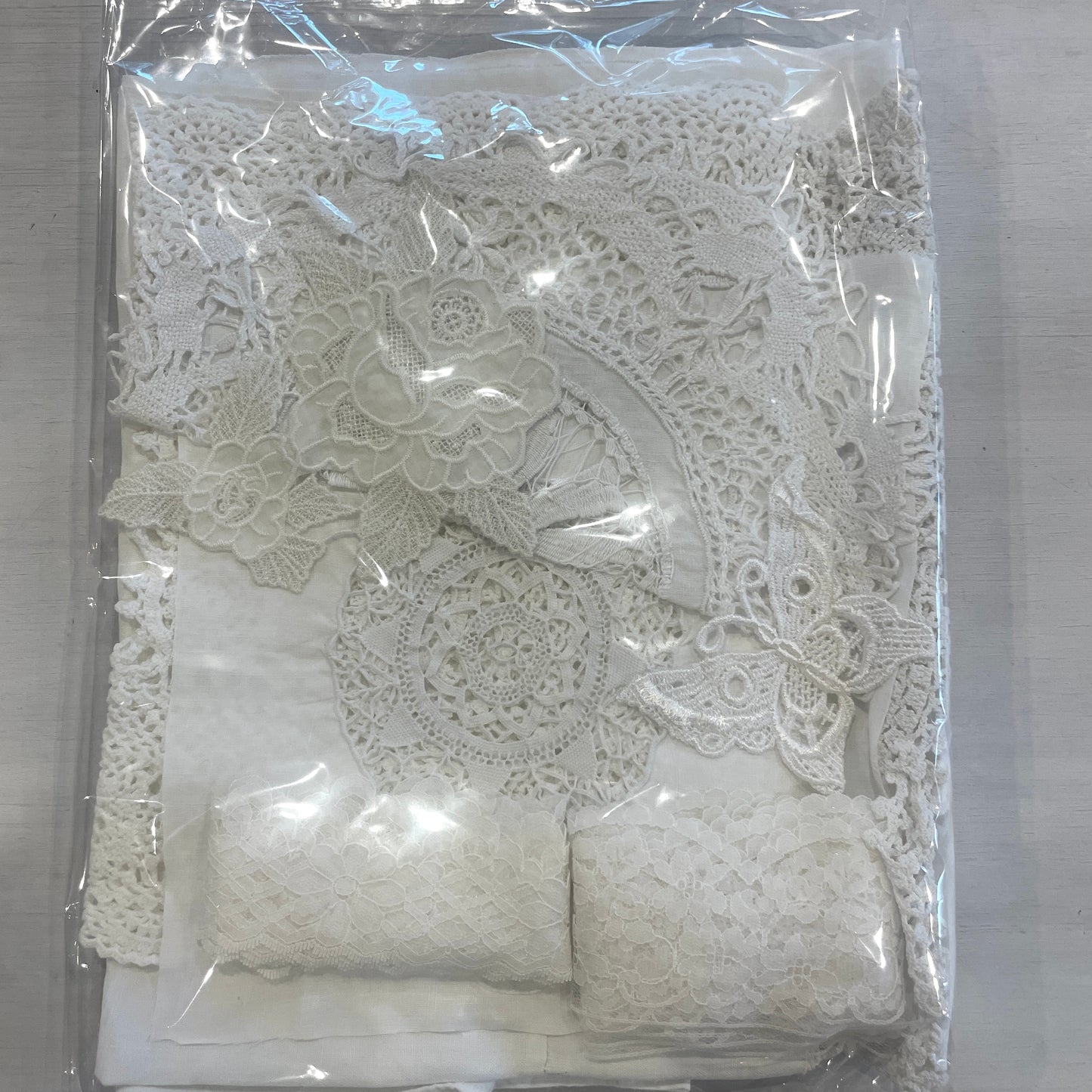 White vintage linen pack #6