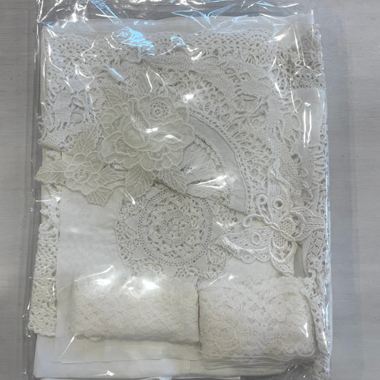 White vintage linen pack #6