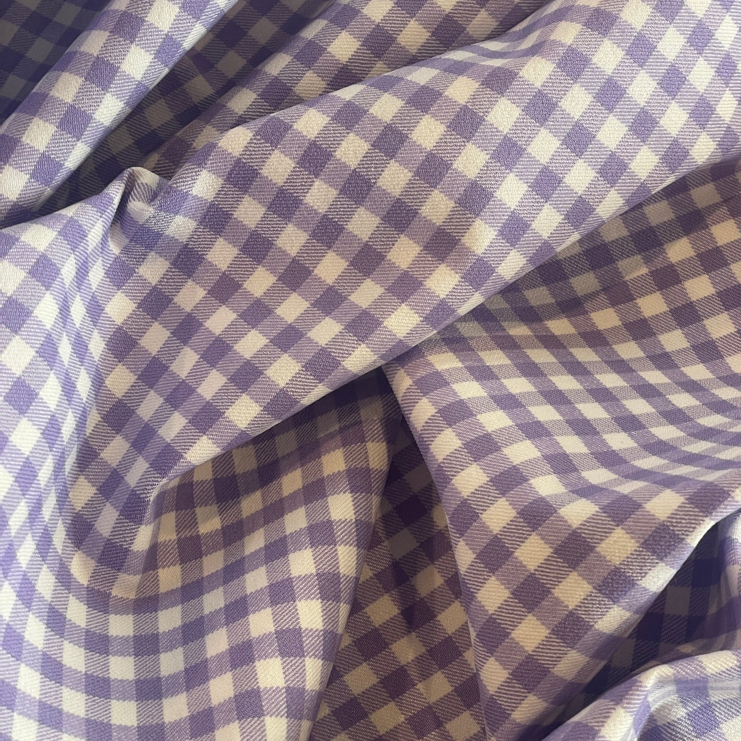 Penny lilac gingham Bengaline