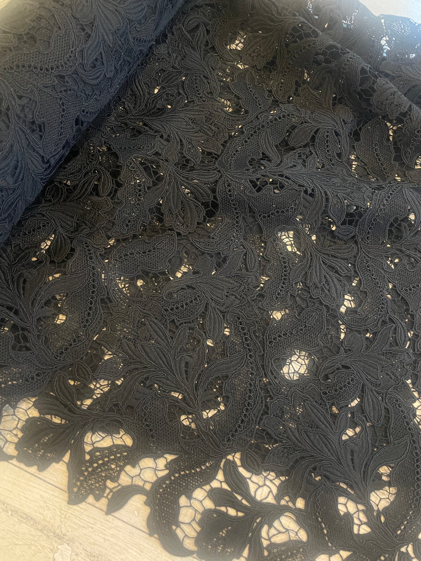 Layla black Corded Lace