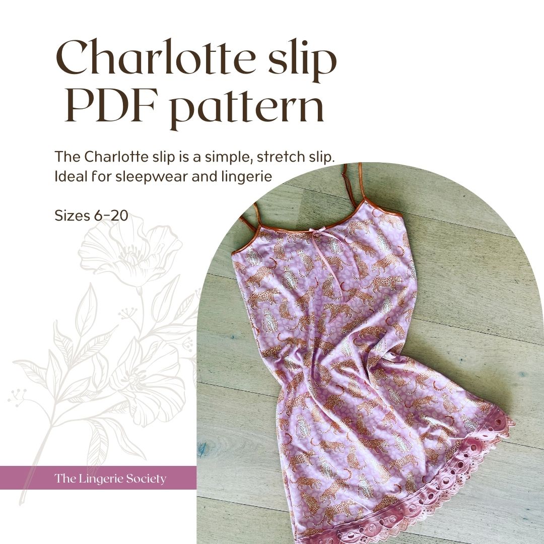 Charlotte slip PDF pattern