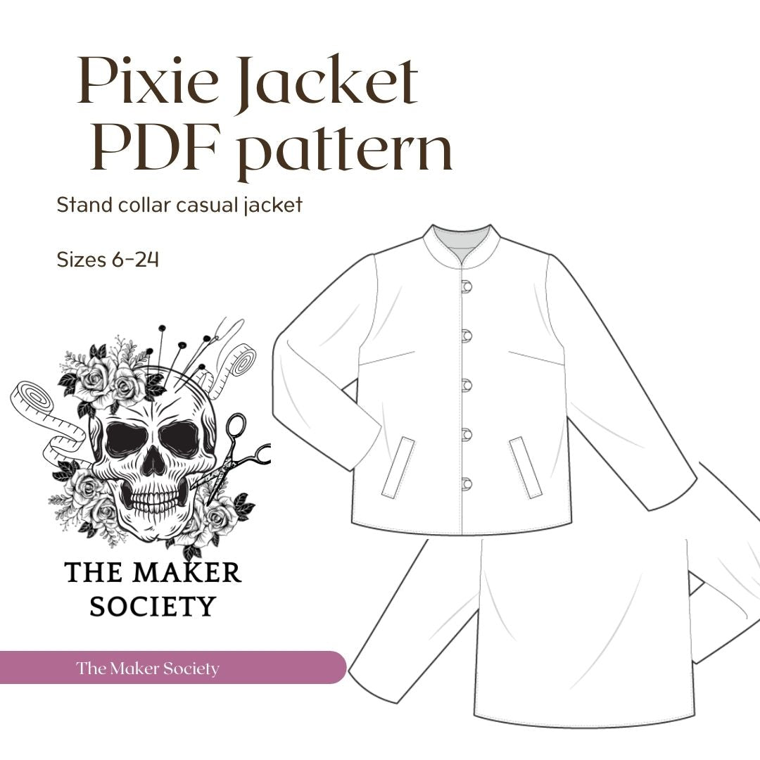 Pixie jacket PDF pattern