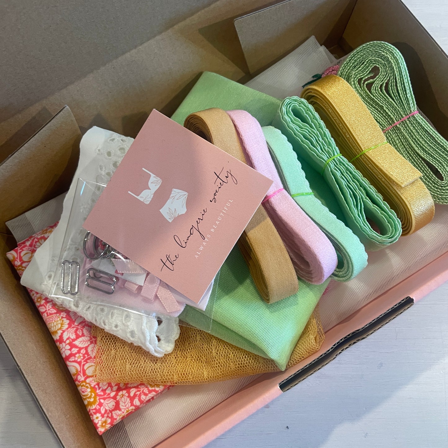 The lingerie society AUGUST 26 subscription box one off purchase