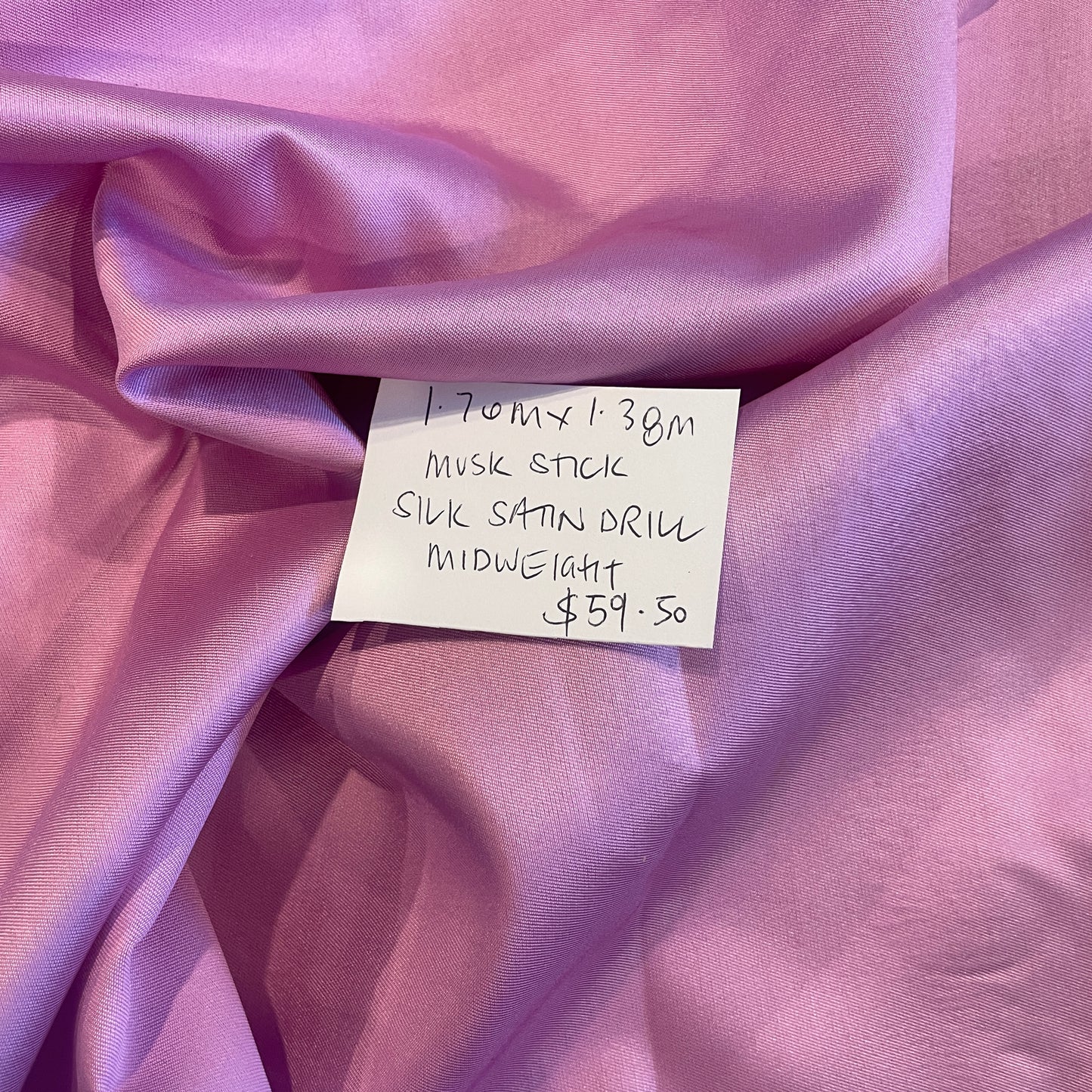 1.7m musk stick silk satin