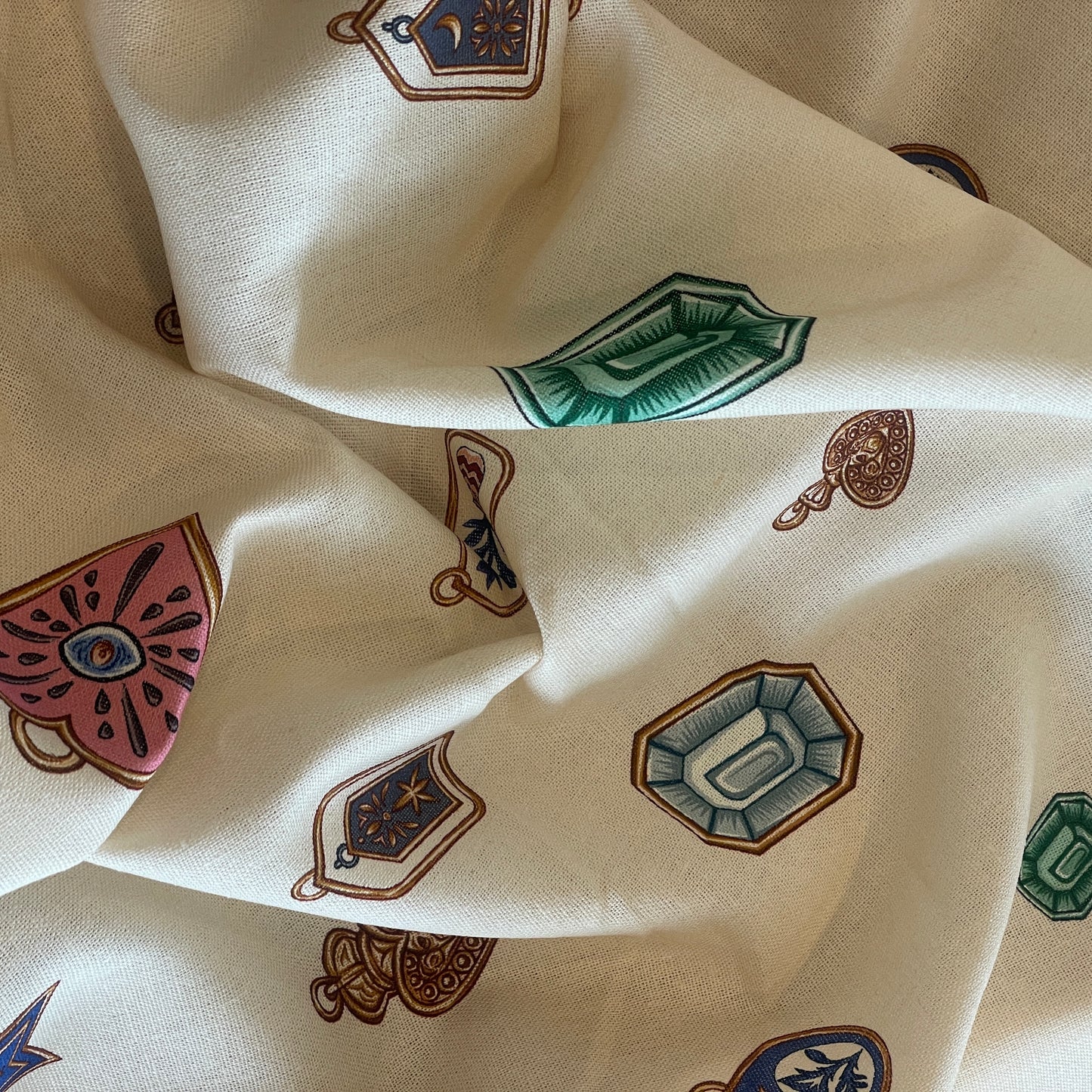 Jewel linen viscose MAKER SOCIETY EXCLUSIVE PRINT