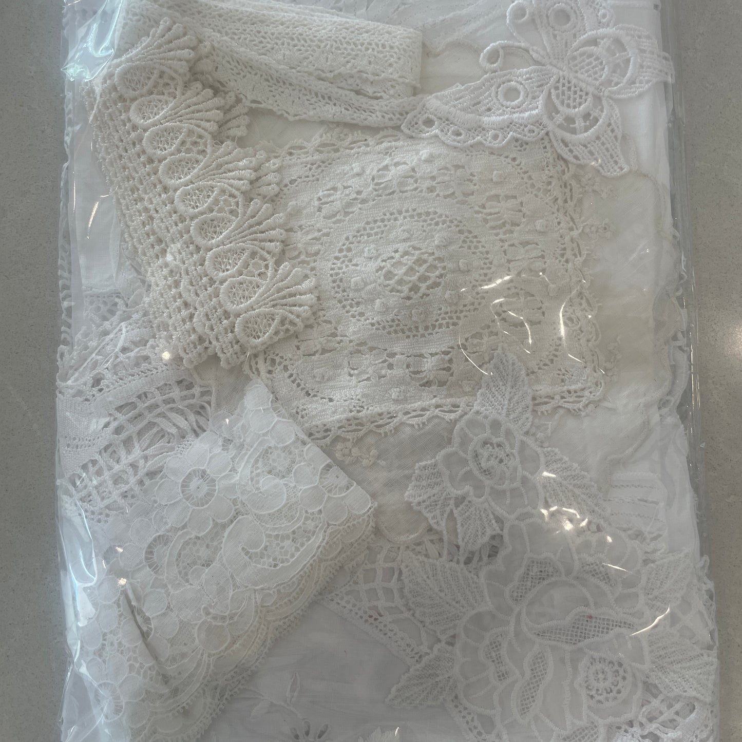 White vintage linen pack #1