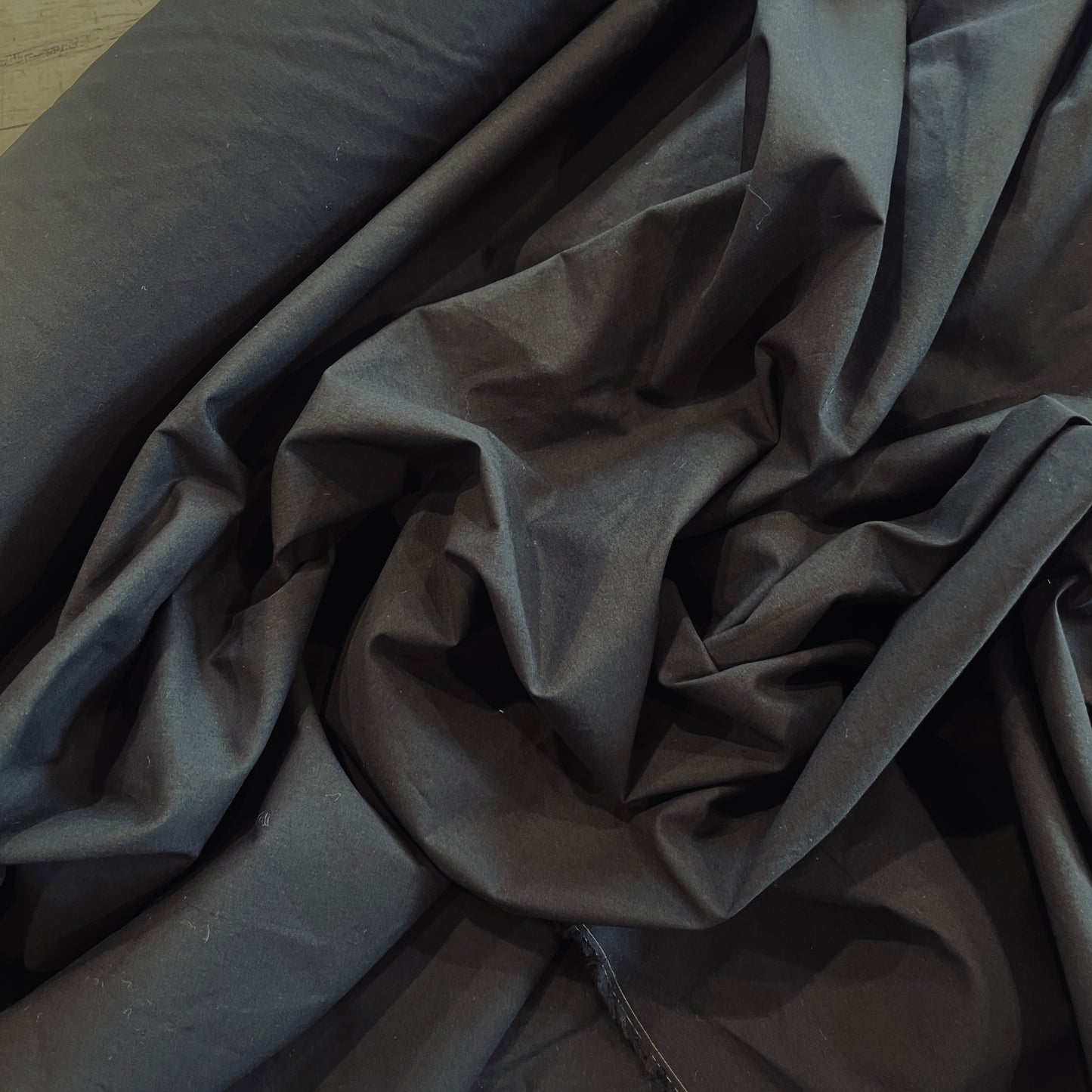 Black cotton shirting