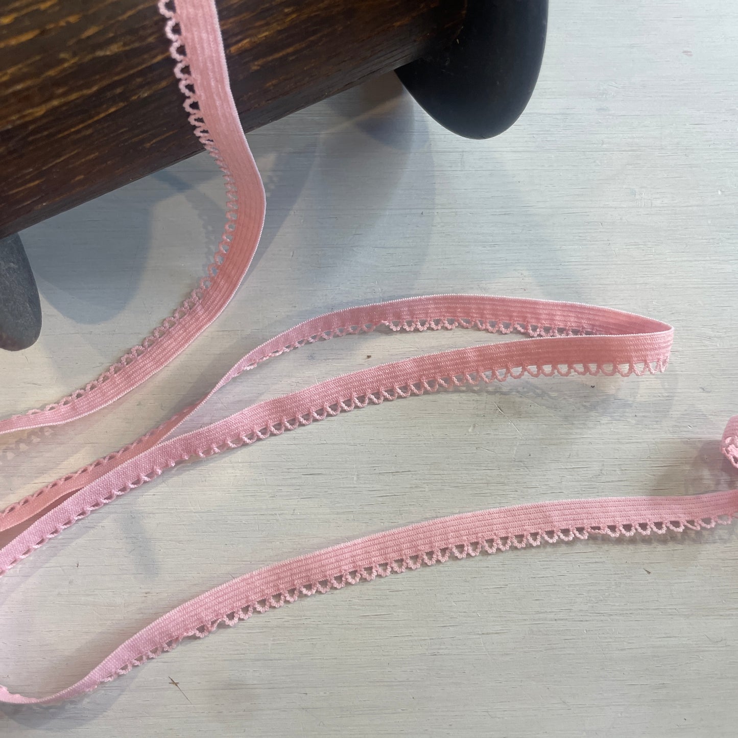 10mm rose pink soft picot
