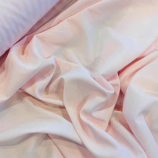 Powder pink stretch crepe de chine