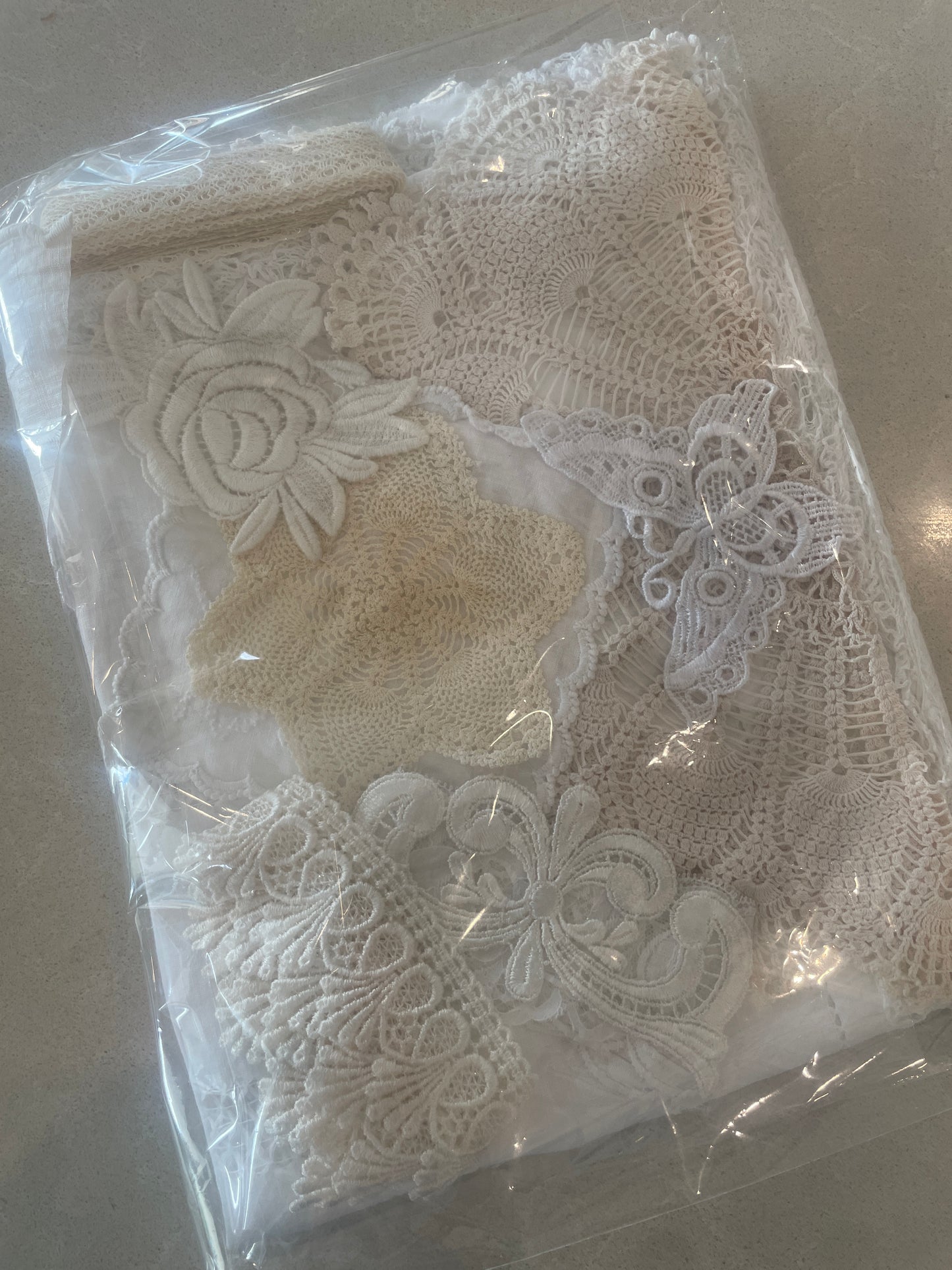 White vintage linen pack #5