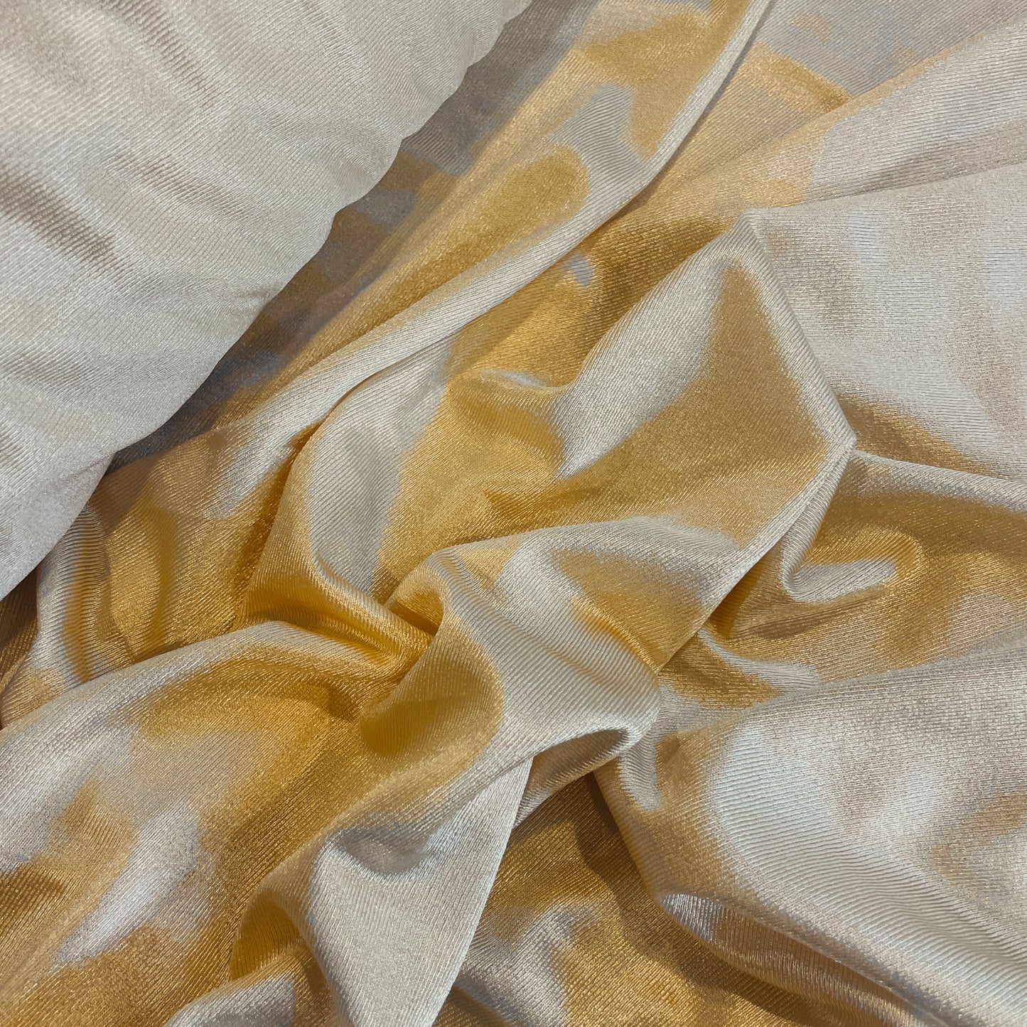 Butter yellow high shine knit