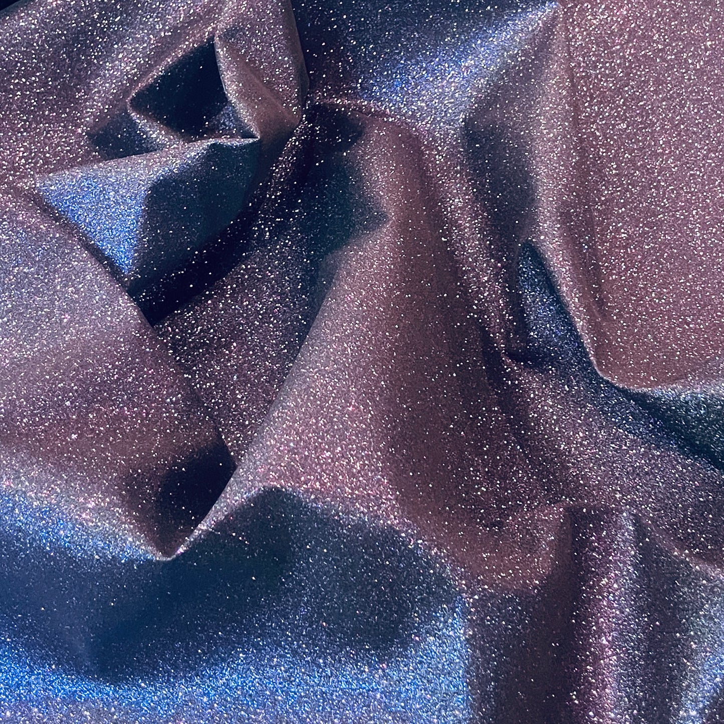 Purple glitter galaxy canvas