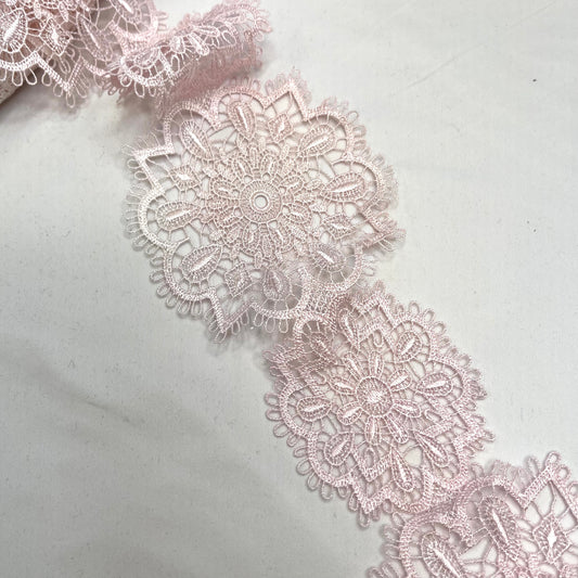 Snowflake Single Powder Pink Trim