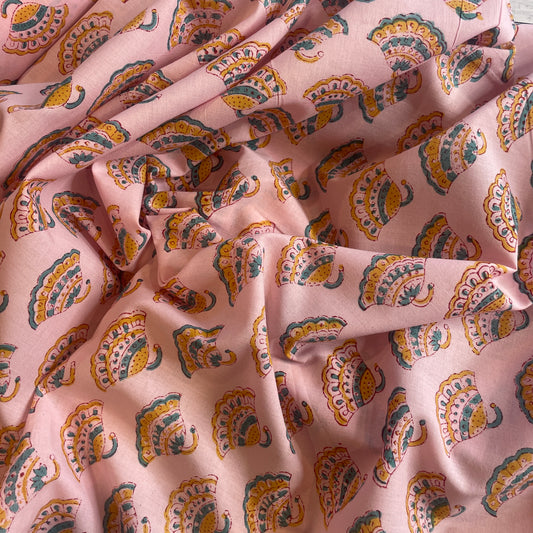 Janpath block print cotton voile