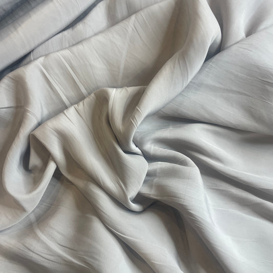 Cloudy sky crepe de chine