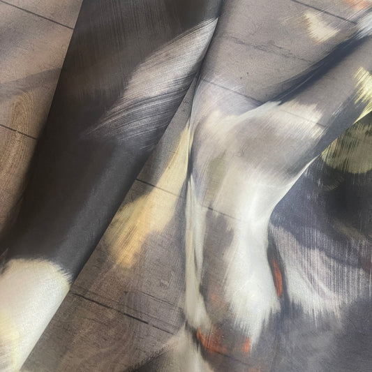 Japanese floral Silk organza