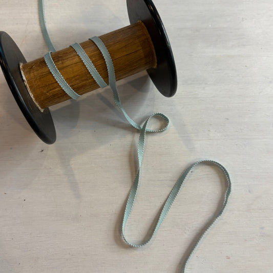 Duck Egg Blue 4mm grossgrain ribbon