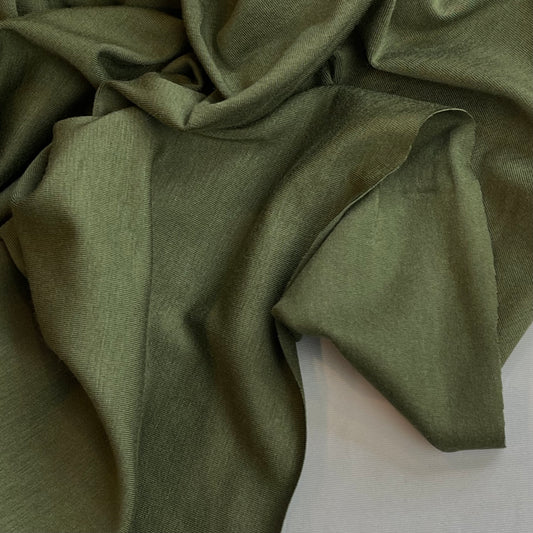 Woodland Green Viscose Jersey