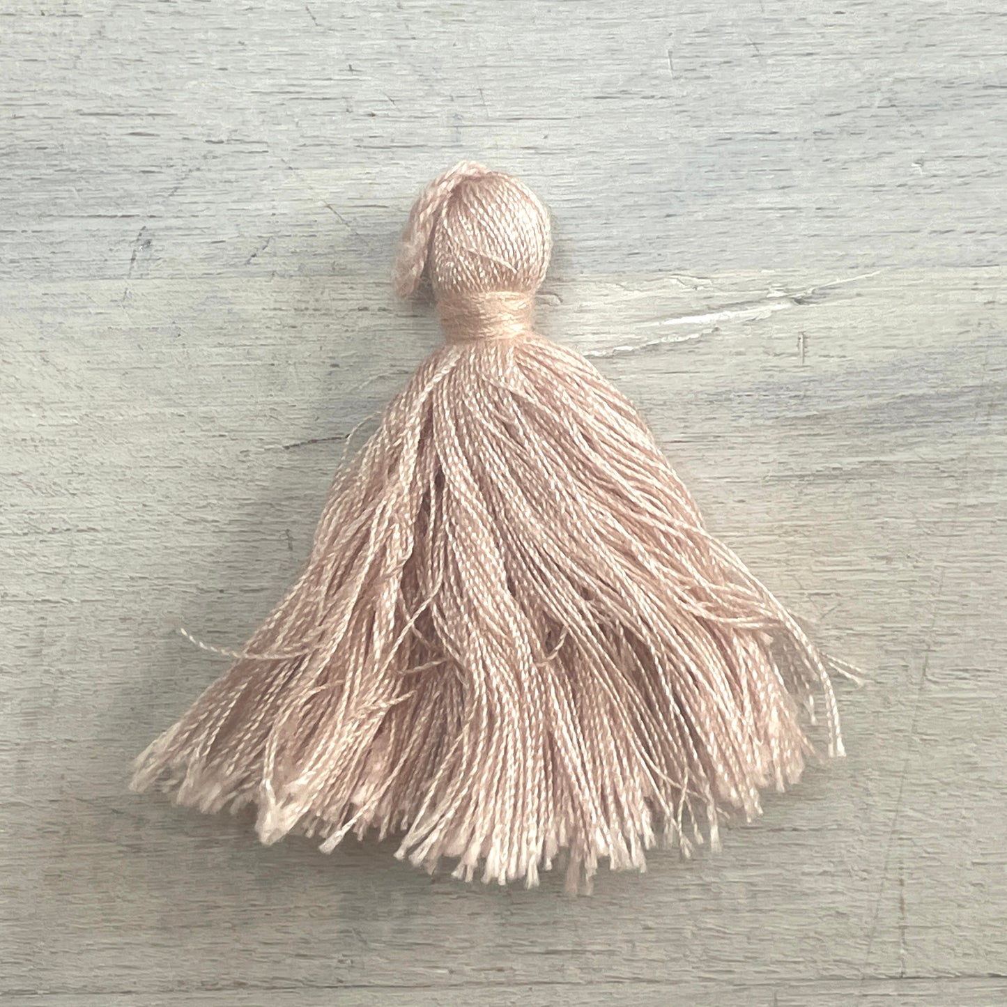 Dusty pink 45mm cotton tassel