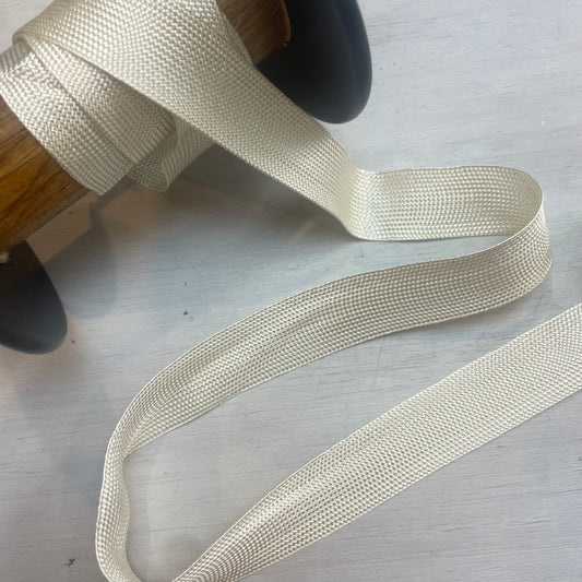 Ivory Rayon Braided Tape