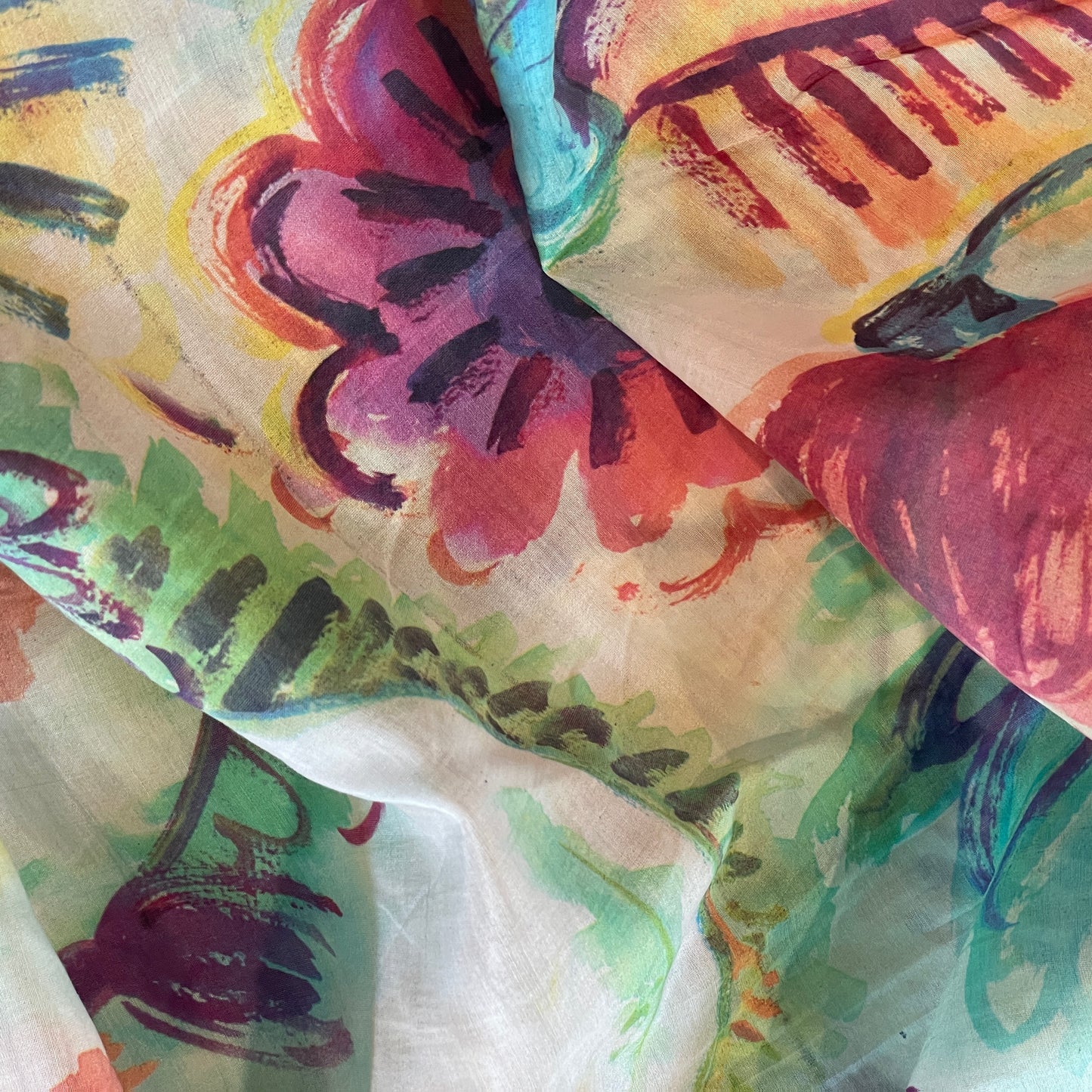 Carnivale silk cotton voile