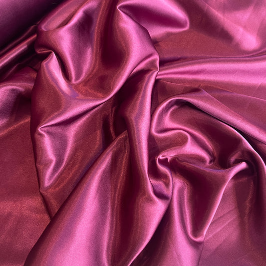 Cascade burgundy satin