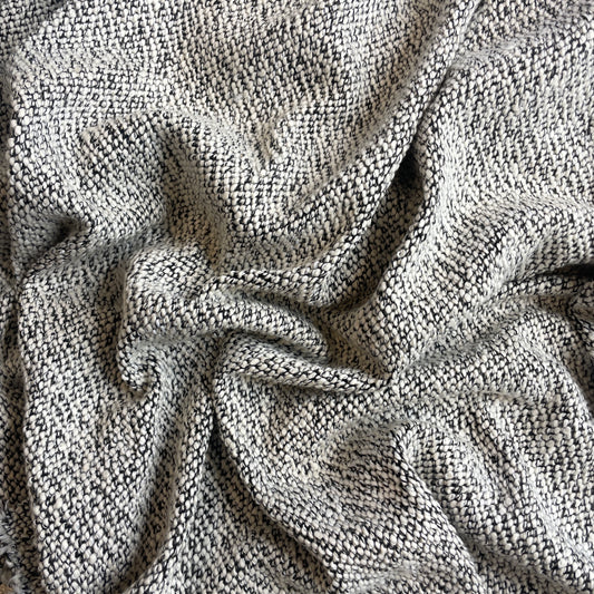 Charcoal Boucle Plush Knit